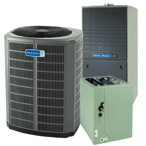 American Standard 4 Ton 16 Seer A/C & 80 80k 2Stage Gas Furnace Top