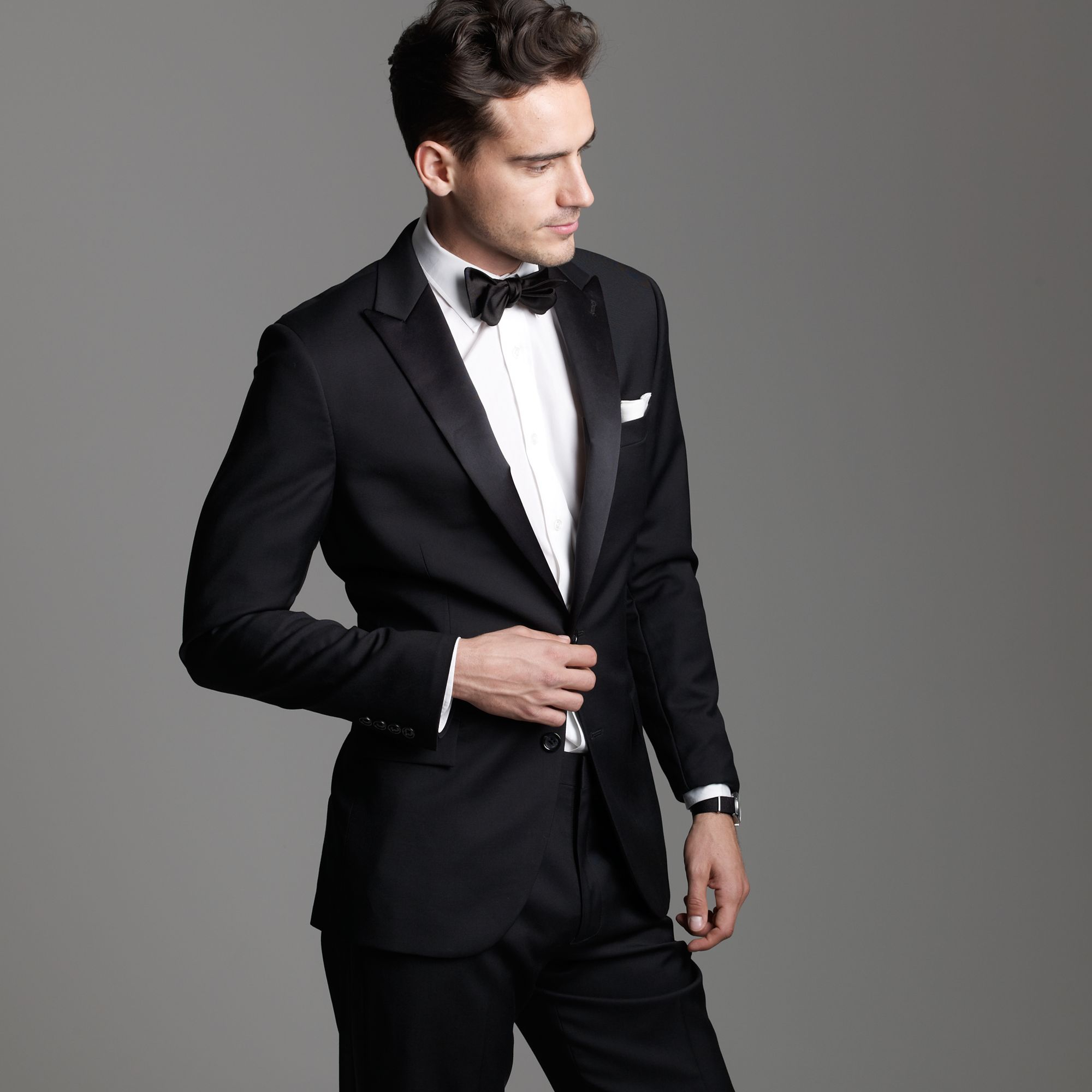 Joseph Abboud Peak Tuxedo Top Hat Tuxedo