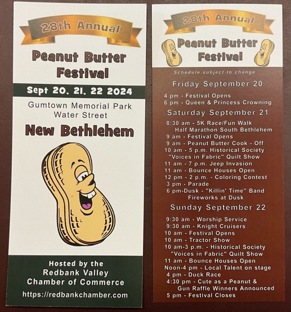 peanut festival near me events 2026 Join the Legendary Peanut Butter Festival in New Bethlehem! Top Hill