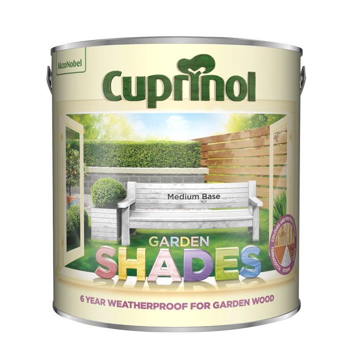 Topline Doyles.2.5ltr Cuprinol Garden Shades Medium Base