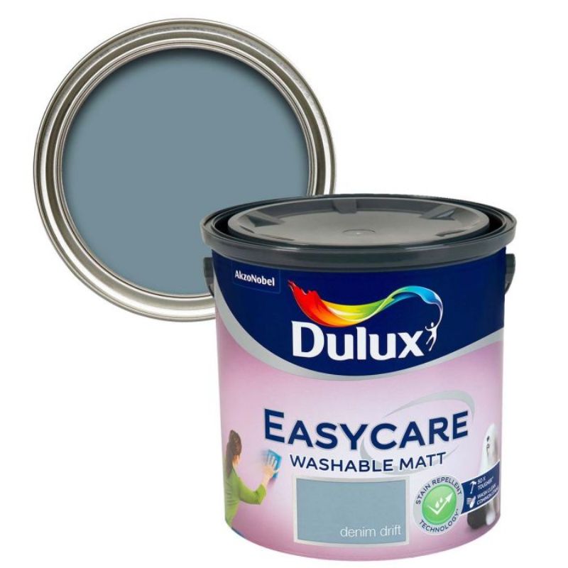 Topline Doyles.2.5lt Dulux Easycare Washable Matt Denim Drift