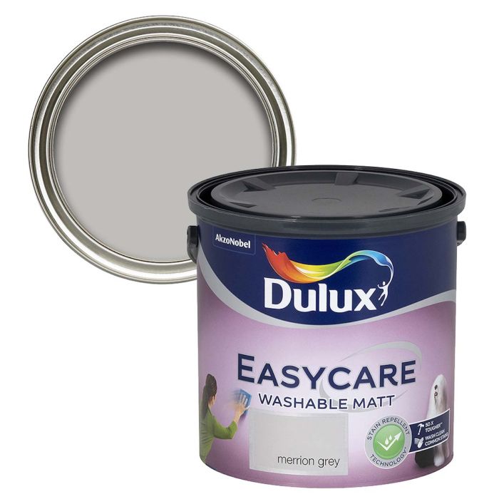 Topline Doyles.2.5l Dulux Easycare Washable Matt Merrion Grey