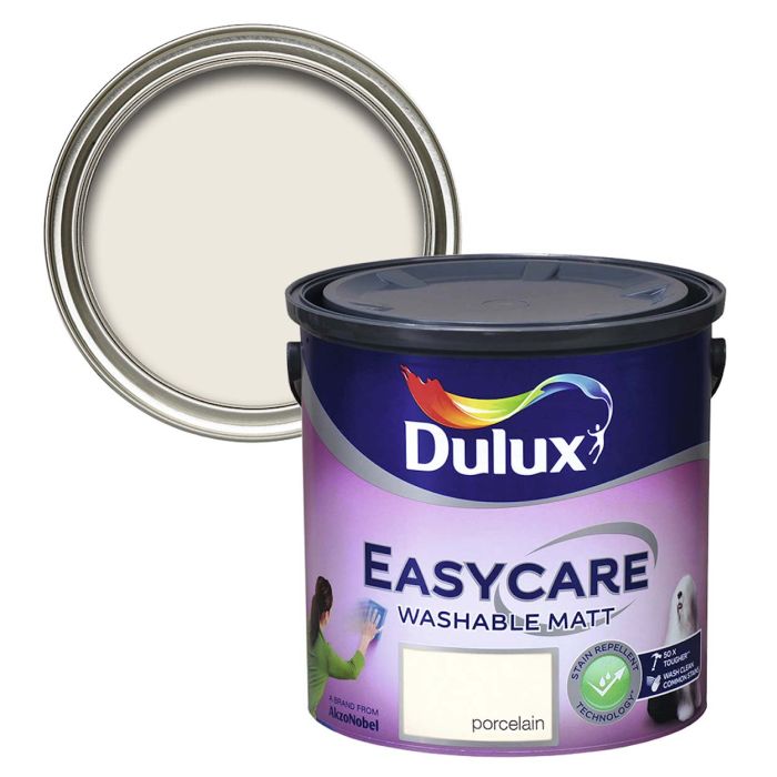Topline Doyles.2.5ltr Dulux Easycare Washable Matt Porcelain