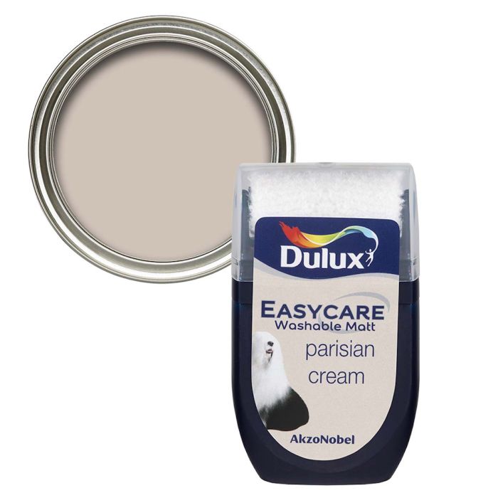 Topline Doyles.30ml Dulux Easycare Tester Parisian Cream