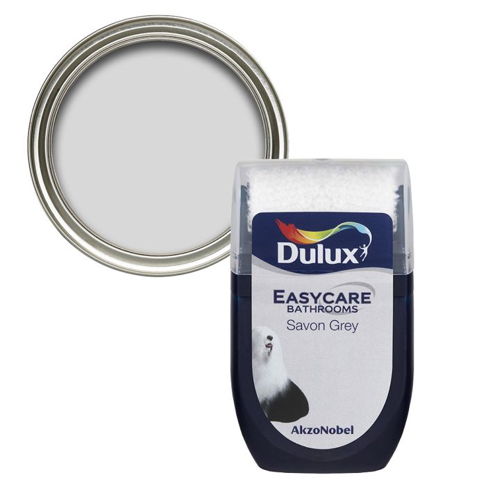 Topline Doyles.30ml Dulux Easycare Bathrooms Tester Savon Grey