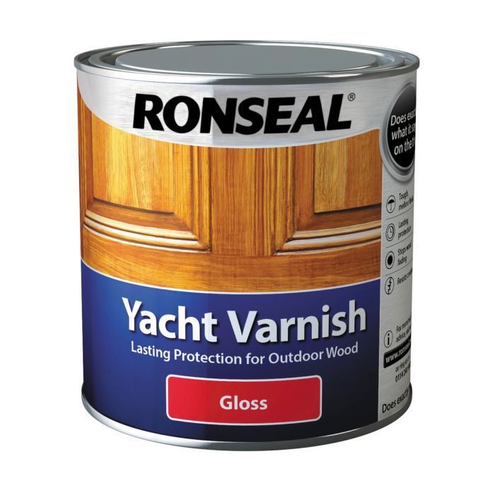 Topline Doyles.Ronseal 1ltr Exterior Yacht Varnish Gloss