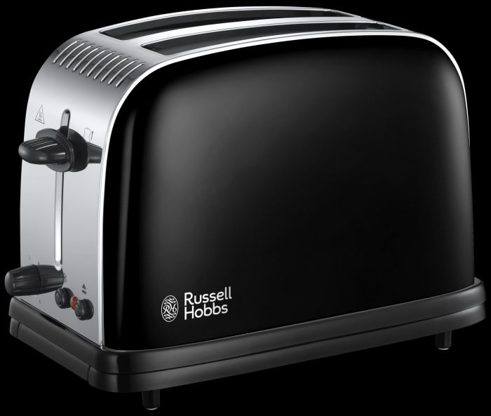 Topline Doyles.Russell Hobbs Colours Plus 2 Slice Toaster Black
