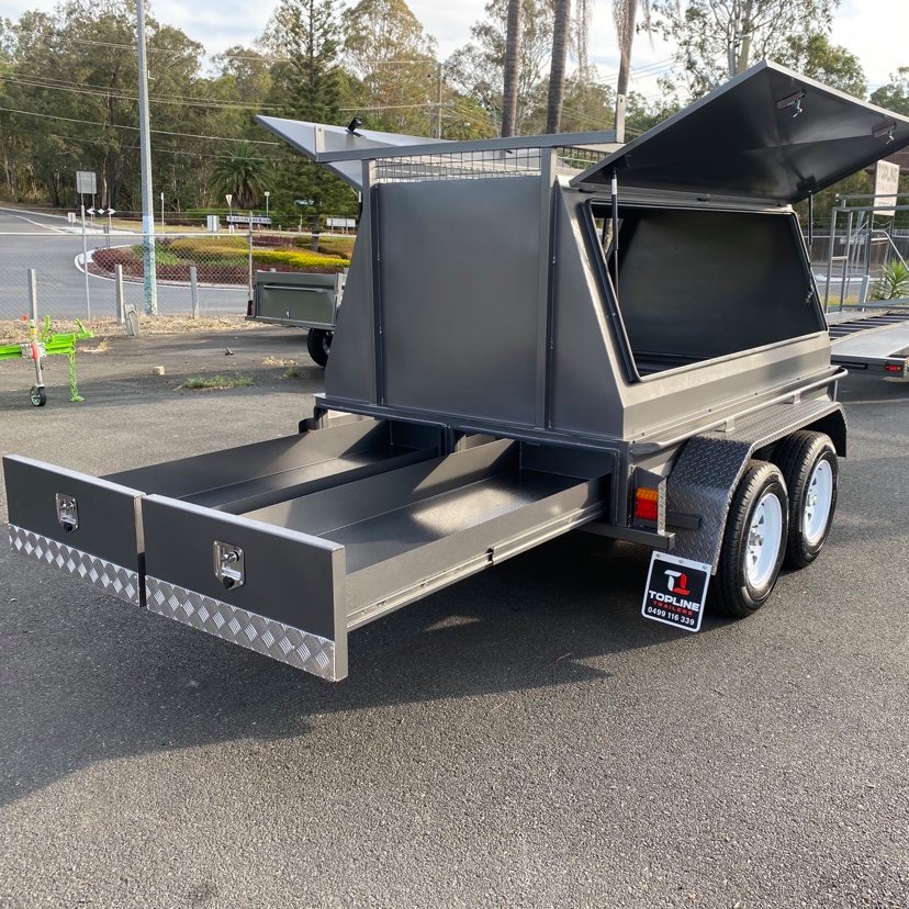 Builders Trailer with Drawers Topline Trailers Southeast Queensland