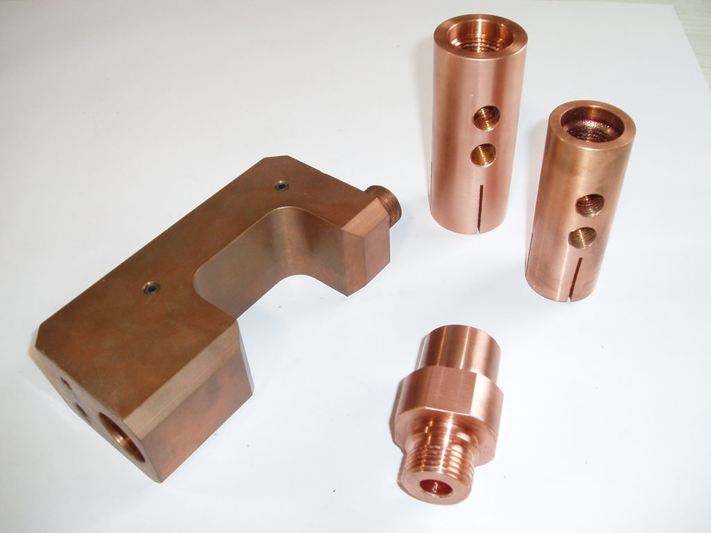 Copper Machining Custom CNC Machine parts, High Precision CNC Parts