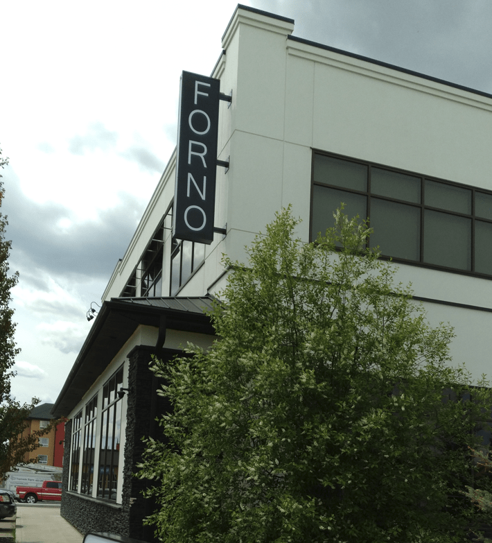 Hash Eatery + Forno Pizzeria LED Illuminated Projecting Signs 1101, 6852 66 St, Red Deer, AB