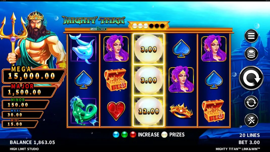 Mighty Titan Link & Win Slot Machine Review & Demo