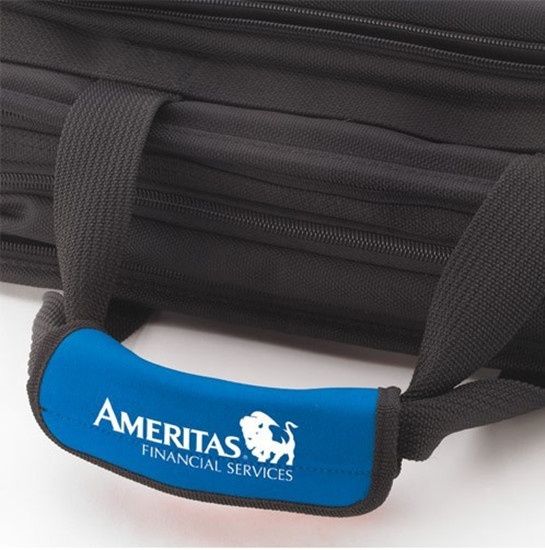 promotional neoprene luggage grip identifier