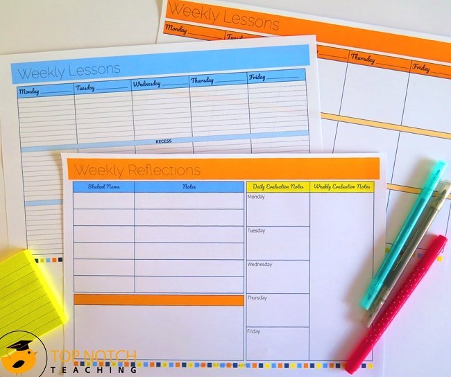 Lesson Plan Templates For Better Organization In The New