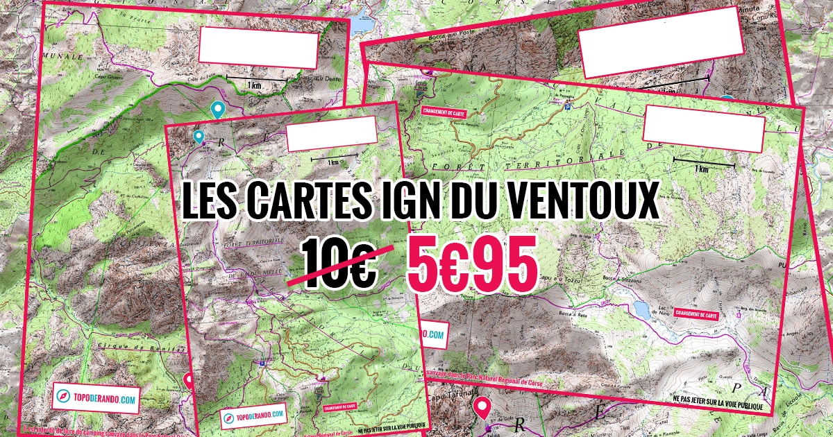 Pain Points De "Carte Ign Ventoux" 3 randonnées à faire sur le Ventoux et cartes IGN Topo de rando
