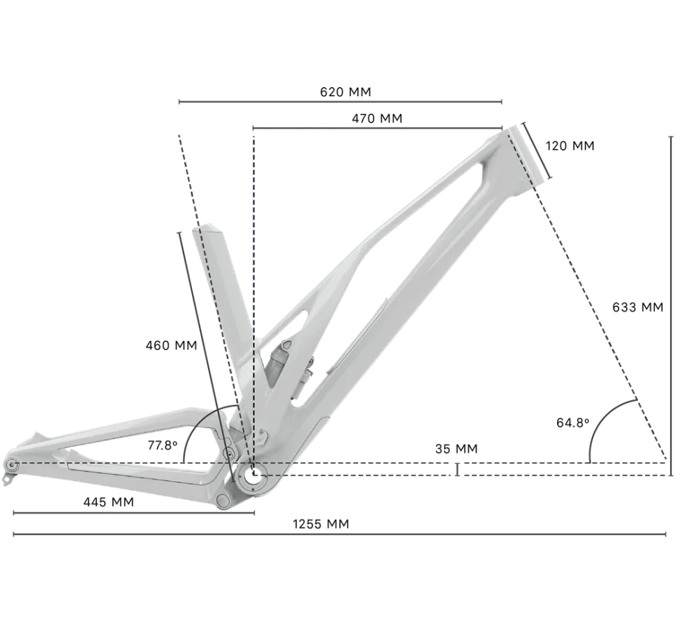 Unno Dash Factory Prémiový karbonový rám pro vlastní stavbu horského