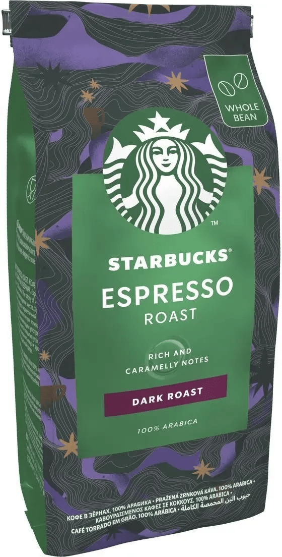 Coffee beans Starbucks Espresso Roast, whole beans, dark roast, 200 g