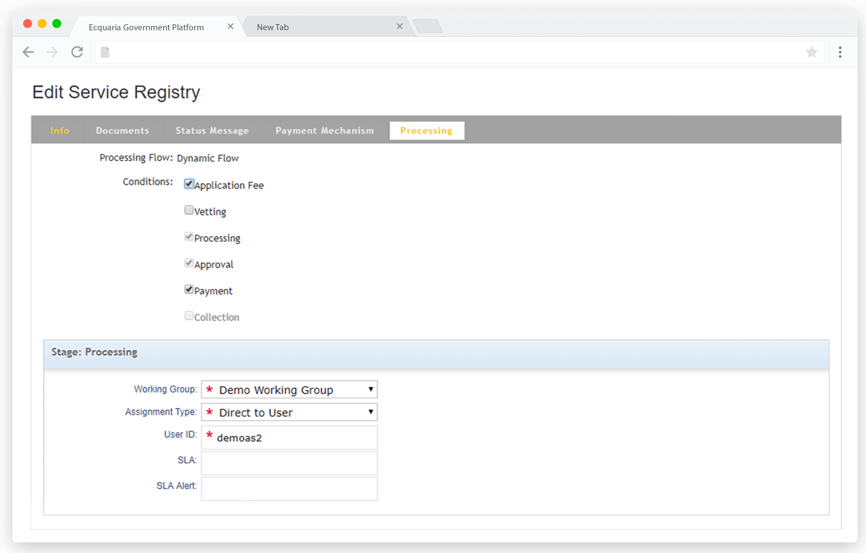 New Dynamic Workflow for EGP BackOffice Administration Tool Toppan