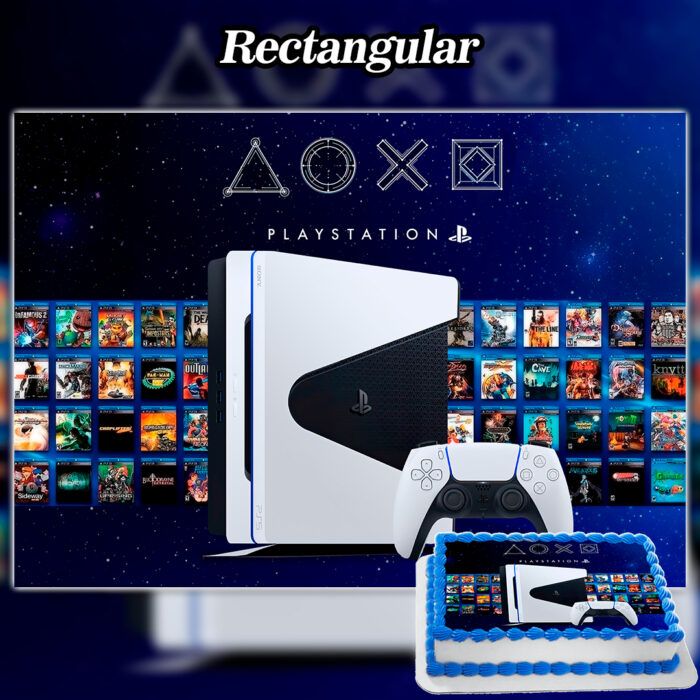 Edible PlayStation Cake Topper - Edible Printed Toppers