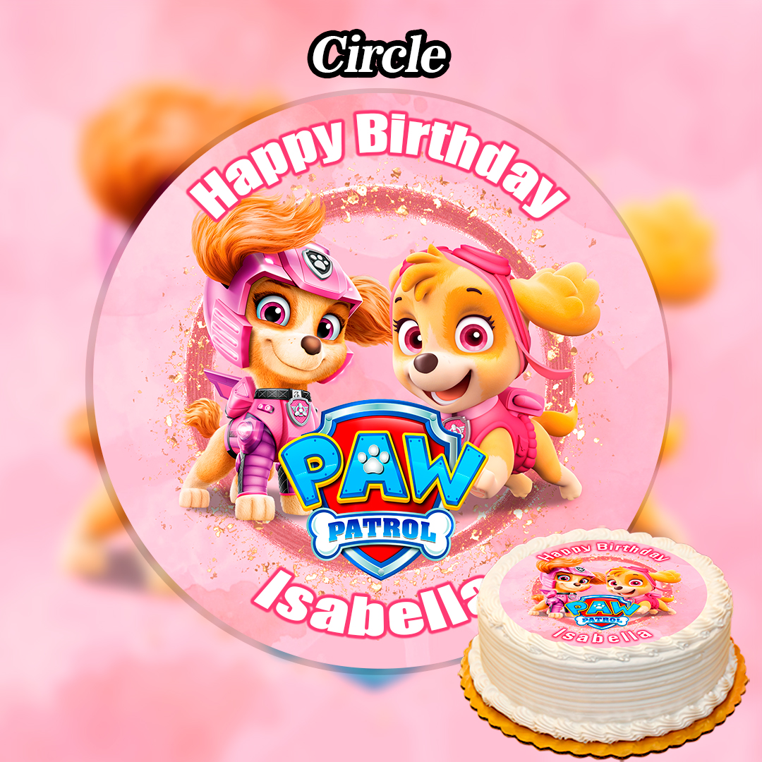 Paw Patrol Cake Topper Archives - Edible Printed Toppers