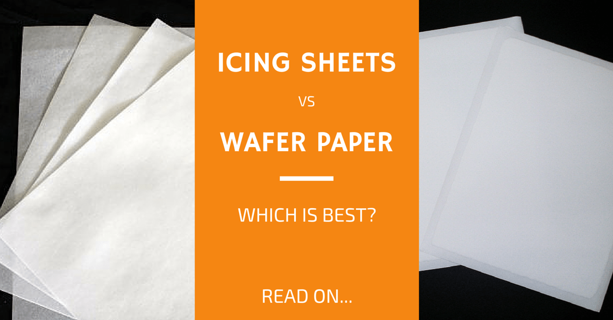 FB ad version Wafer paper vs Icing sheet Edible Image Software