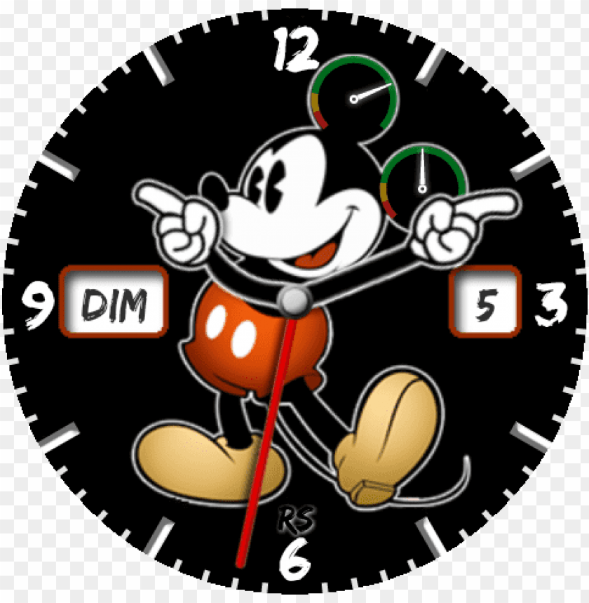 Mickey Clock Android PNG Transparent With Clear Background ID 71312 TOPpng