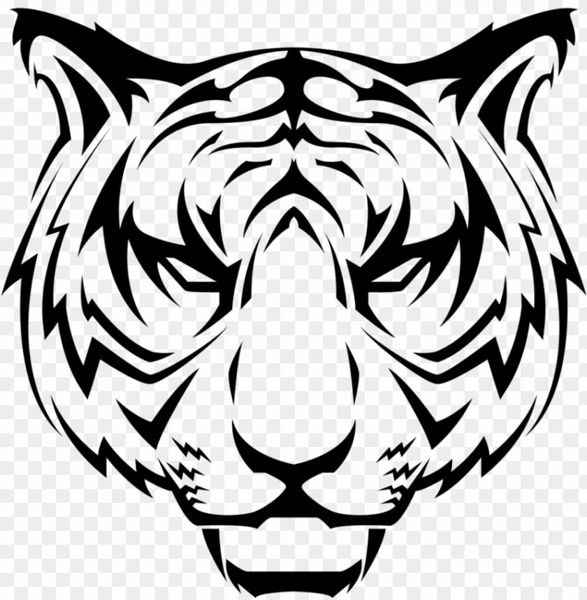 Tiger Head Vector Png techguruvicky