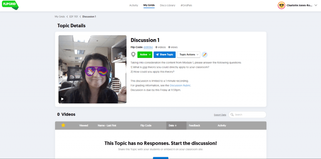 Using Video Discussion Boards to Increase Student Engagement TOPR