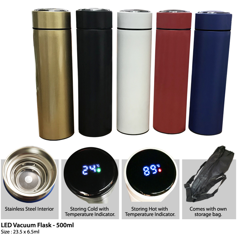 LED Vacuum Flask 500ml > TOPremiumMarketing