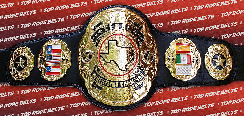 Texas Heavyweight Title Top Rope Belts