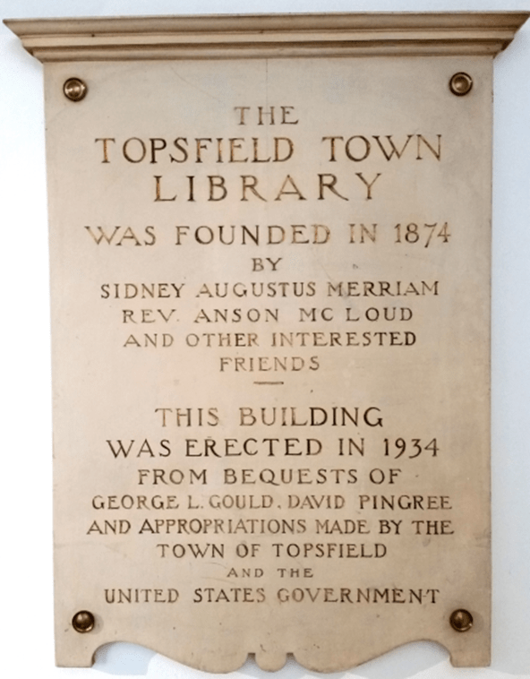 History Topsfield Town Library