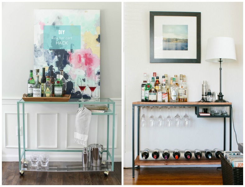 14 Amazing Ikea Bar Cart Hacks for Less Than 110 (Part 1 of Series) Top Shelf DIY