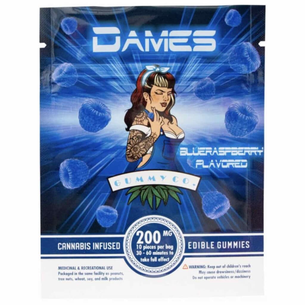 Dames Gummies 200mg THC Top Shelf Express