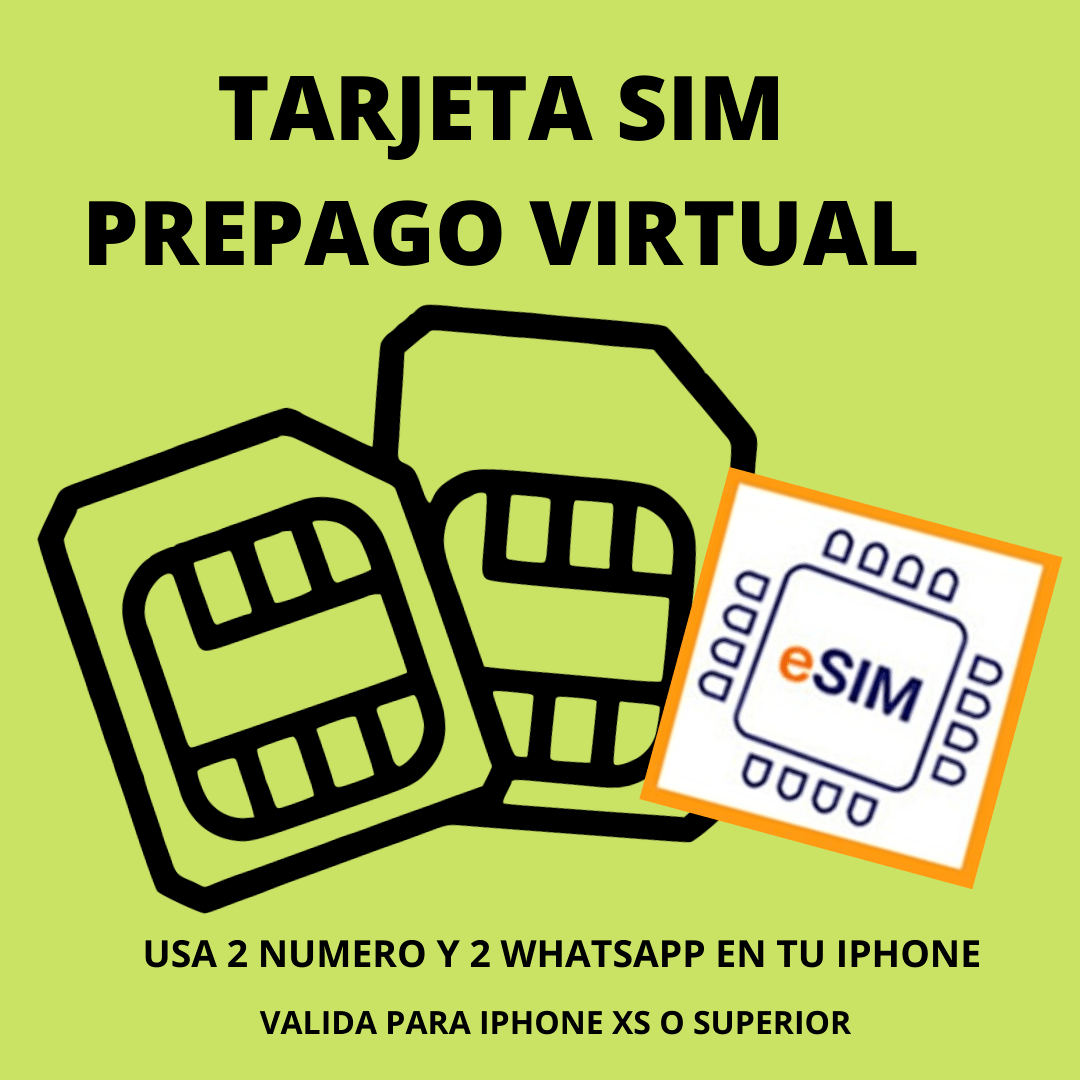 Tarjeta Prepago eSIM Orange sin Saldo TopSim
