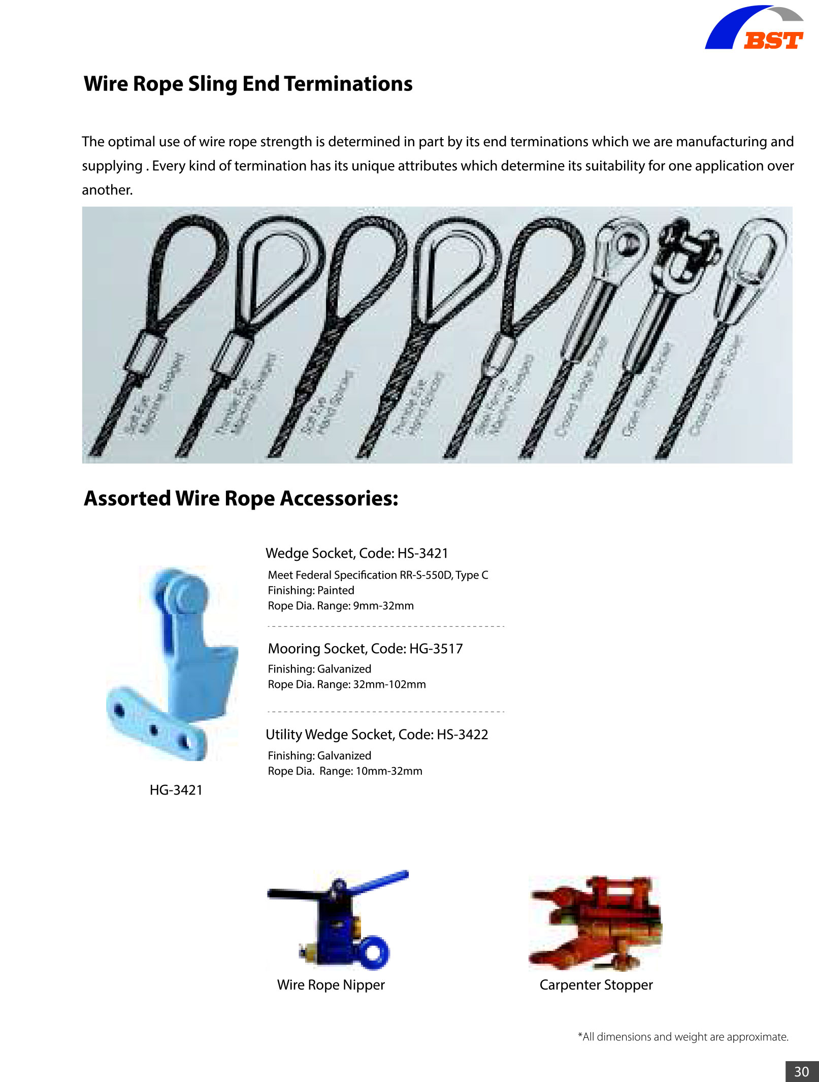 BST Wire Rope Socket Malaysia BST Wire Rope Socket Supplier BST