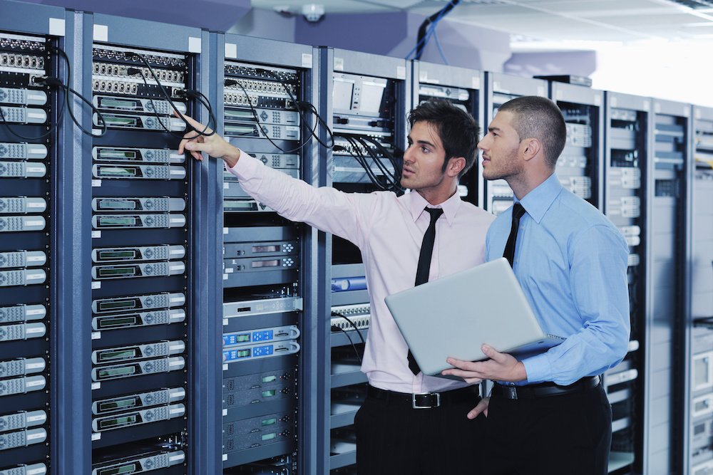 office technology solutions it enineers in network server room TOPS