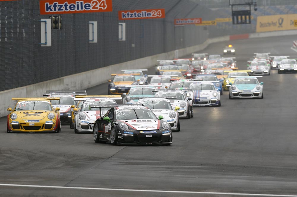 Michael Ammermüller siegt im ersten Rennen © Porsche AG