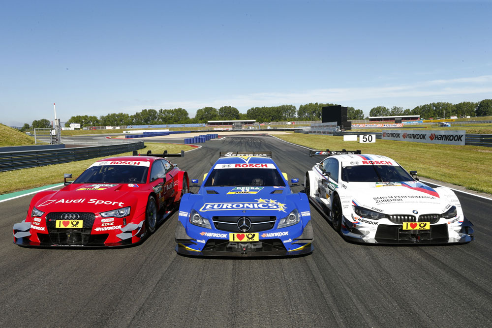 Audi RS 5 DTM, DTM Mercedes AMG C-Coupe, BMW M4 DTM © DTM