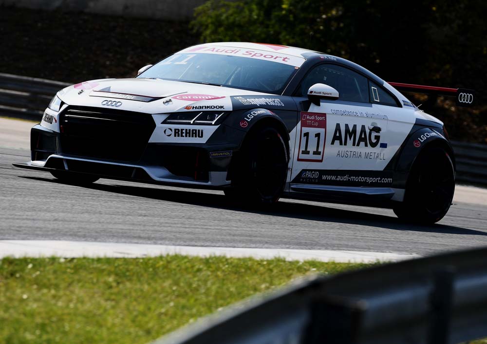 Max Hofer im Audi TT © Audi Media Sport
