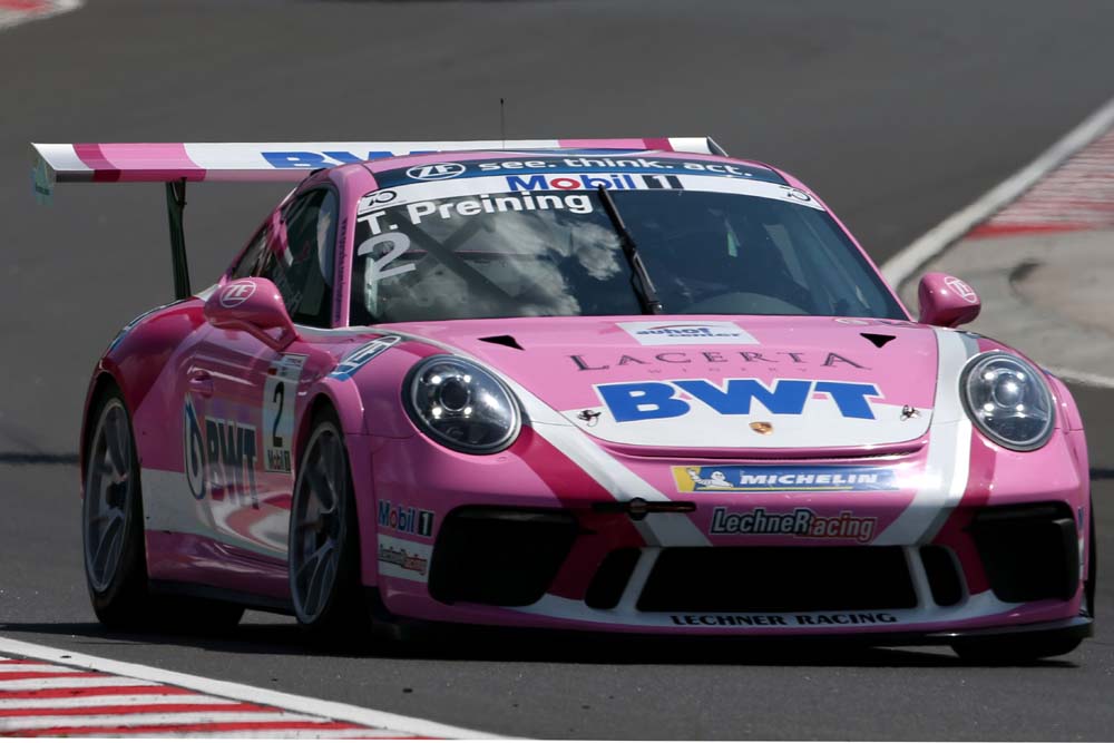 Thomas Preining siegt am Hungaroring © Porsche AG