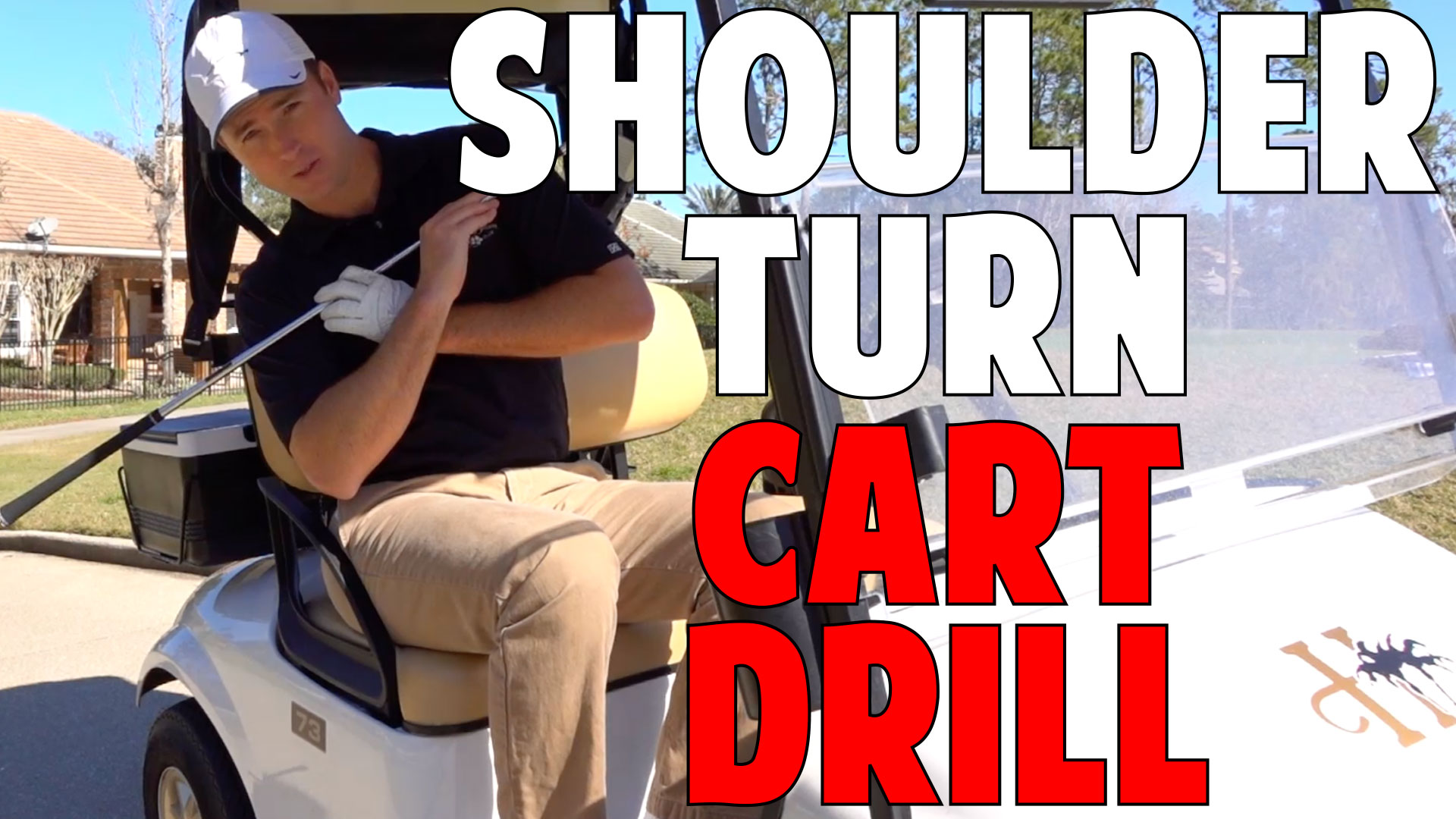 2.4 How to Improve Your Golf Shoulder Turn In Minutes Cart Drill