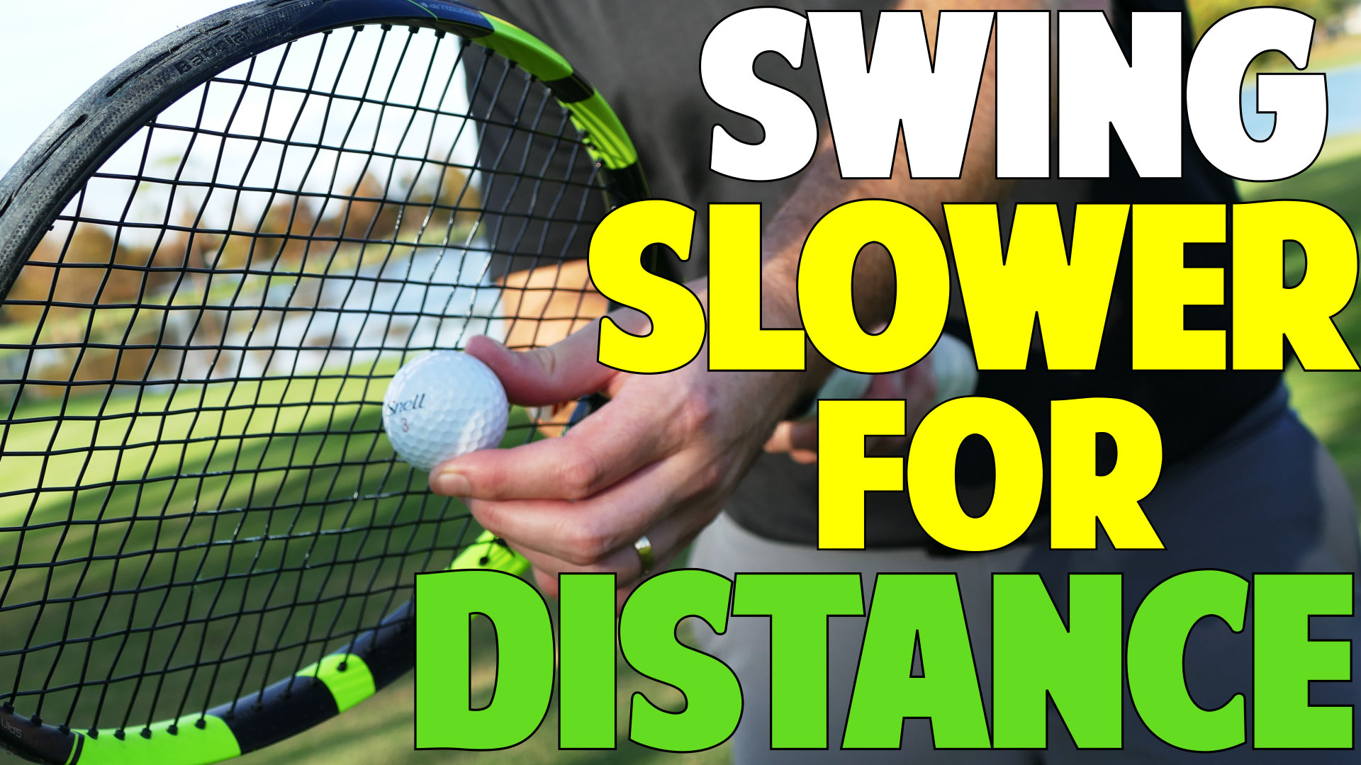 Swing the Club Slower for More Distance • Top Speed Golf