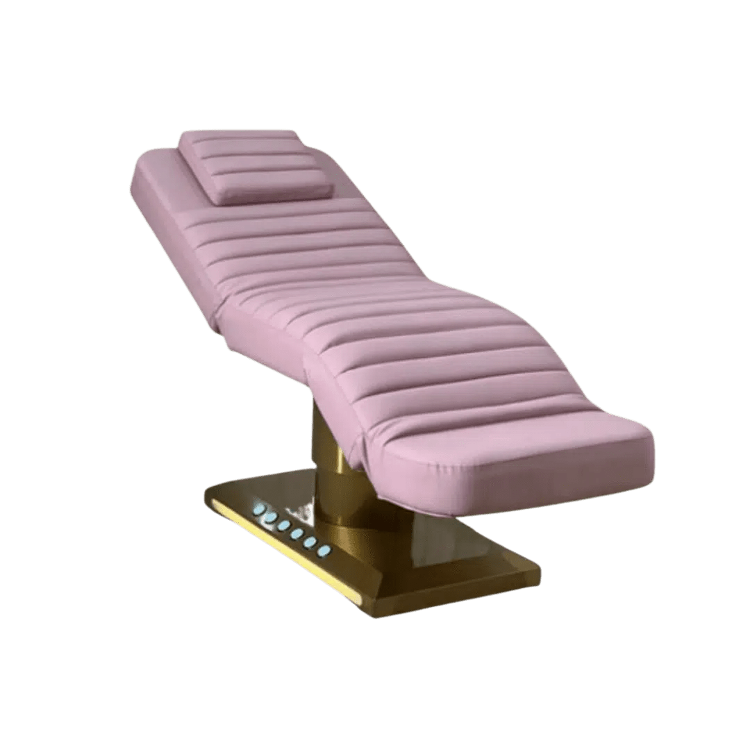 Rotating Electric Massage Facial Bed Pink Top Style