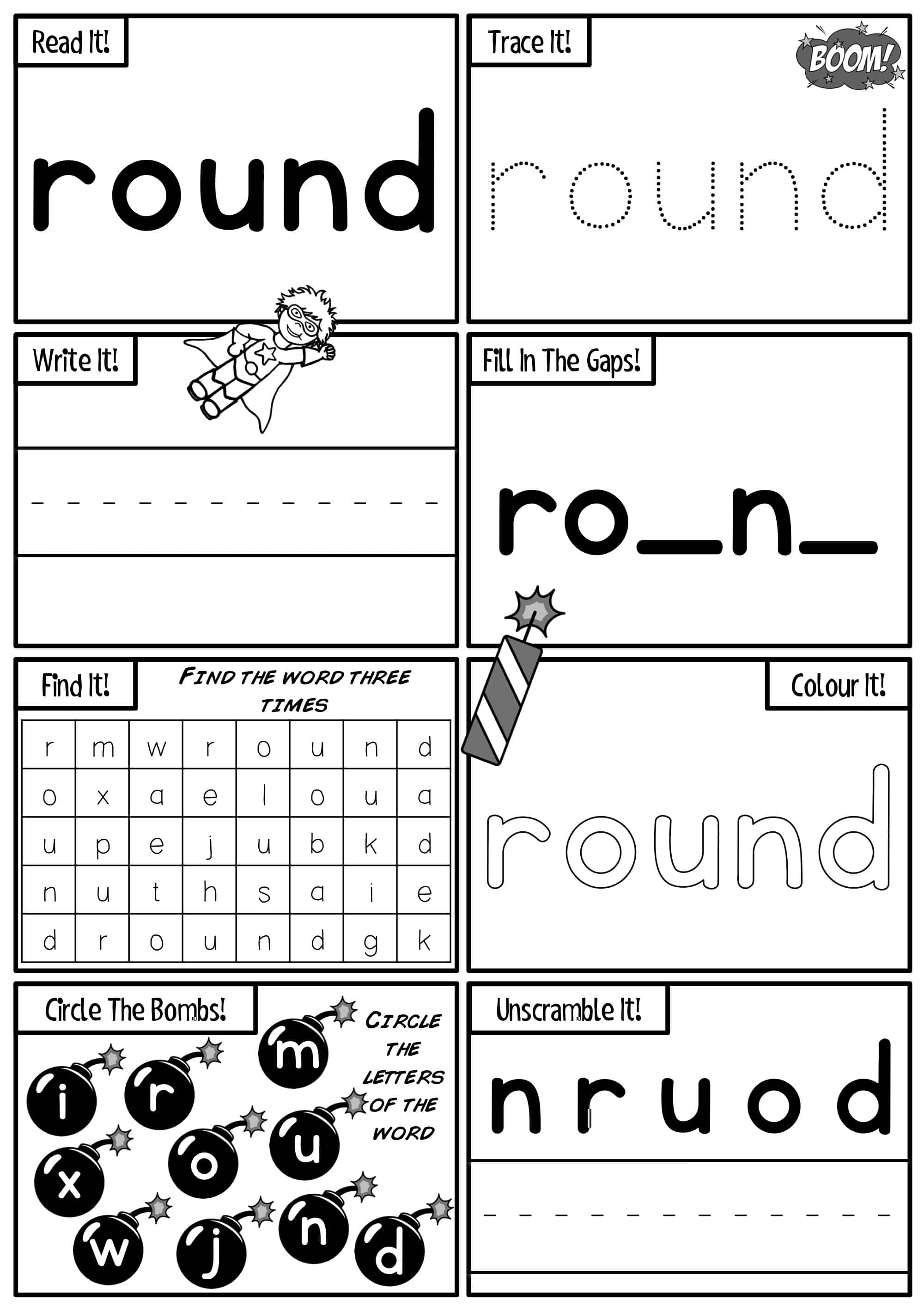 Sight Words Activity Worksheets Volume Two Top Teaching