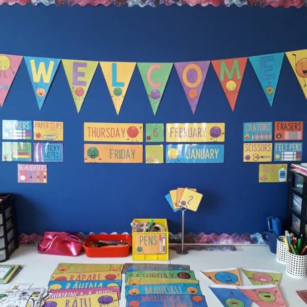 Editable Classroom Display Labels and Bunting Classroom Decor Top