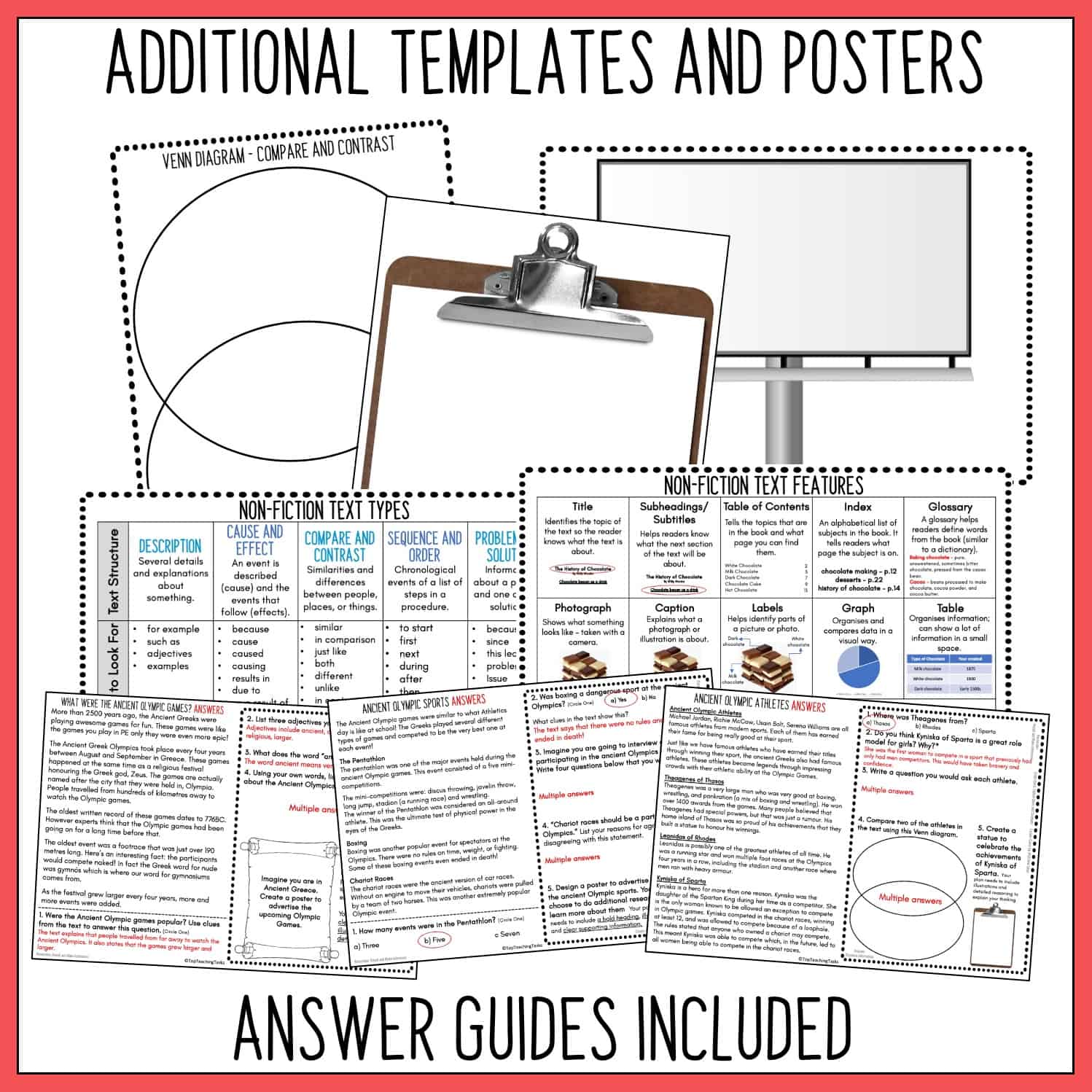 The Ancient Olympics Reading Comprehension Passages and Questions