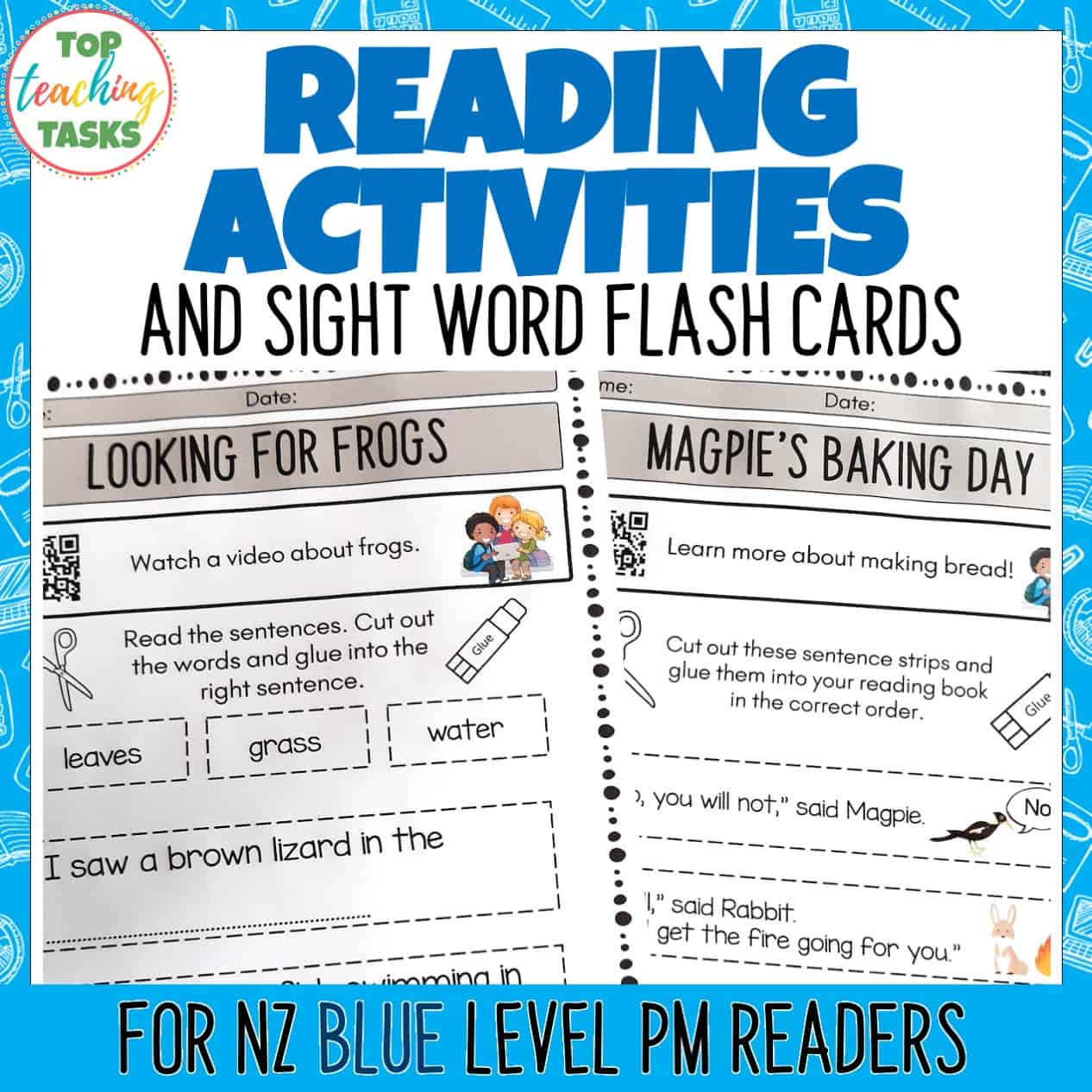 Blue Pm Reader Activities Level 9, 10, And 11 | Junior Primary New Zealand - Top Teaching Tasks