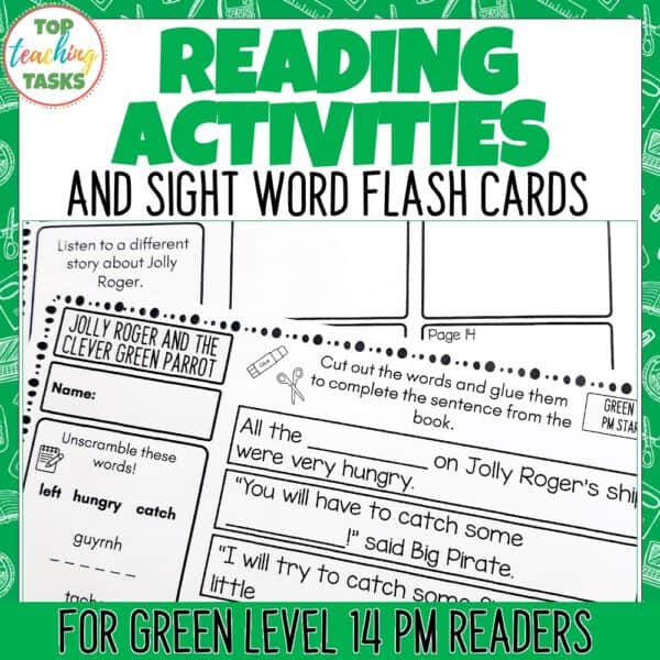 Green Level 14 PM Readers Follow Up Activities Top Teaching Tasks