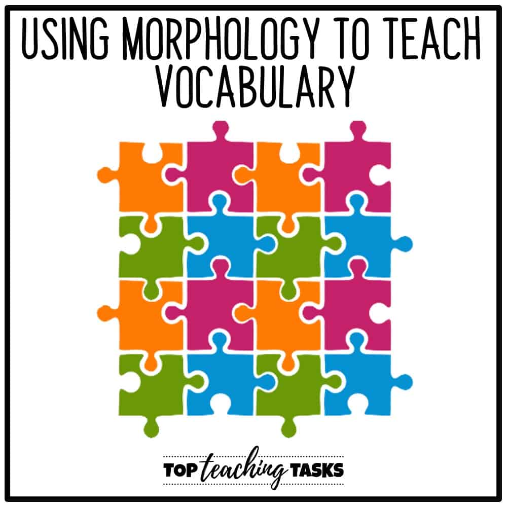 Using Morphology to Teach Vocabulary Top Teaching Tasks