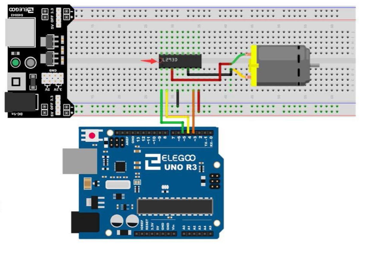 Arduino Tutorial 39 Using a Joystick to Control DC Motor Speed and