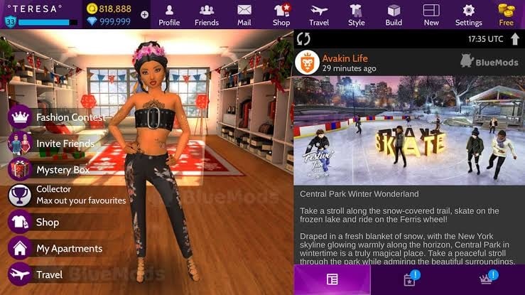 Avakin Life Mod APK Free Download TopTechyTips